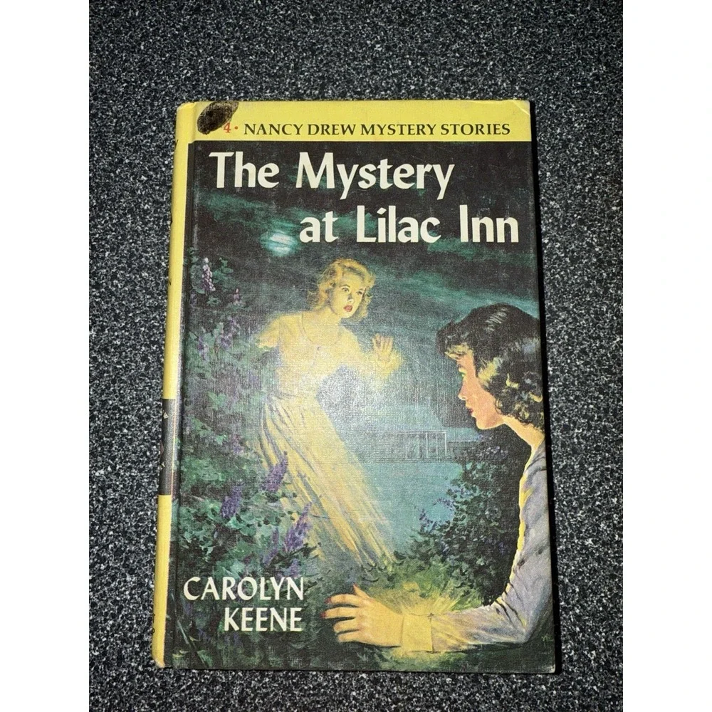 Nancy Drew Lot (3)‎ Vintage Books Numbers 1,4 & 39 Mystery Of Clock/Puppet/Lilac
